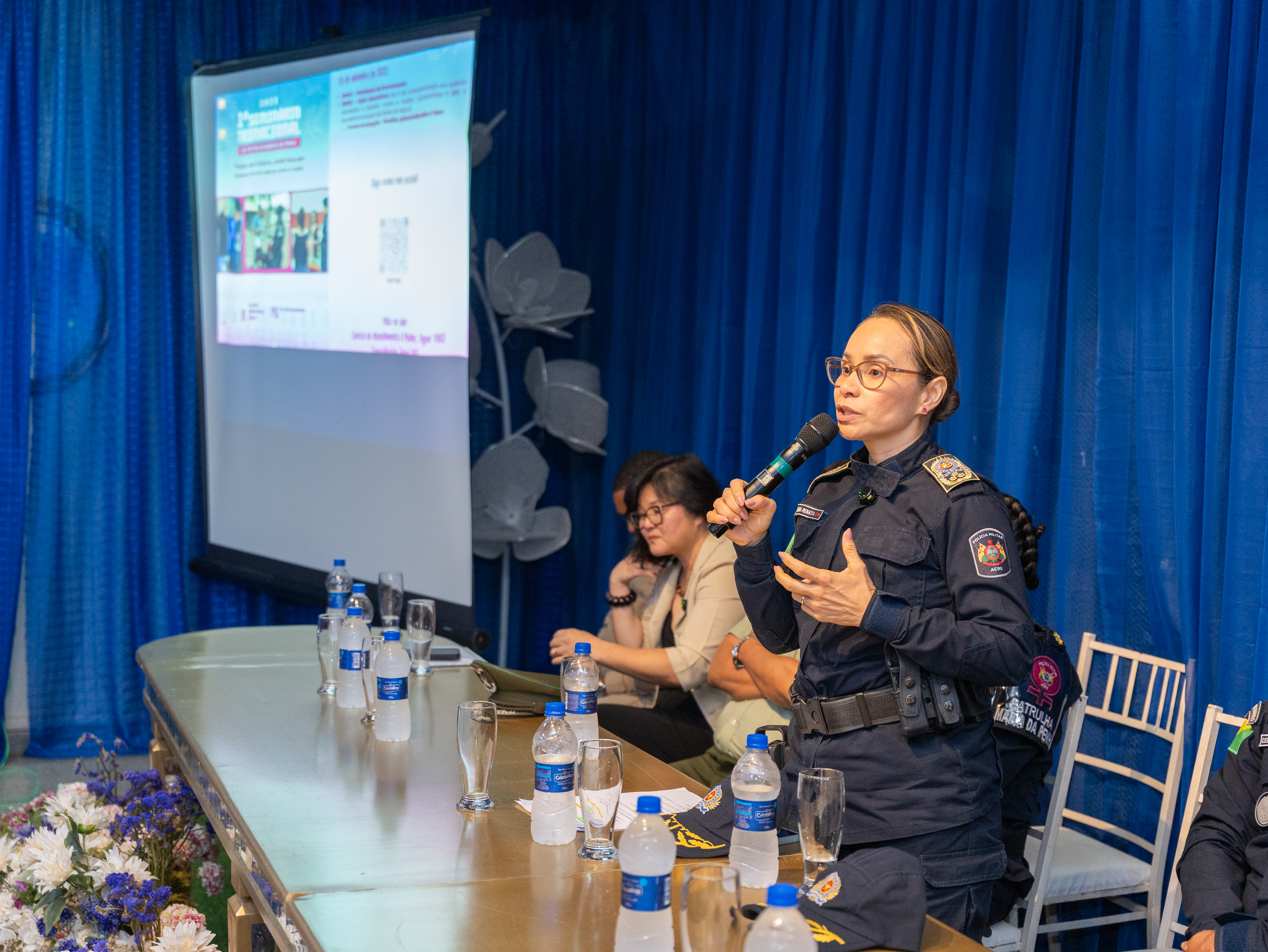 Coronel Marta Renata: “Melhor serviço a quem dele necessitar”. Foto: Matheus Holanda/PMAC