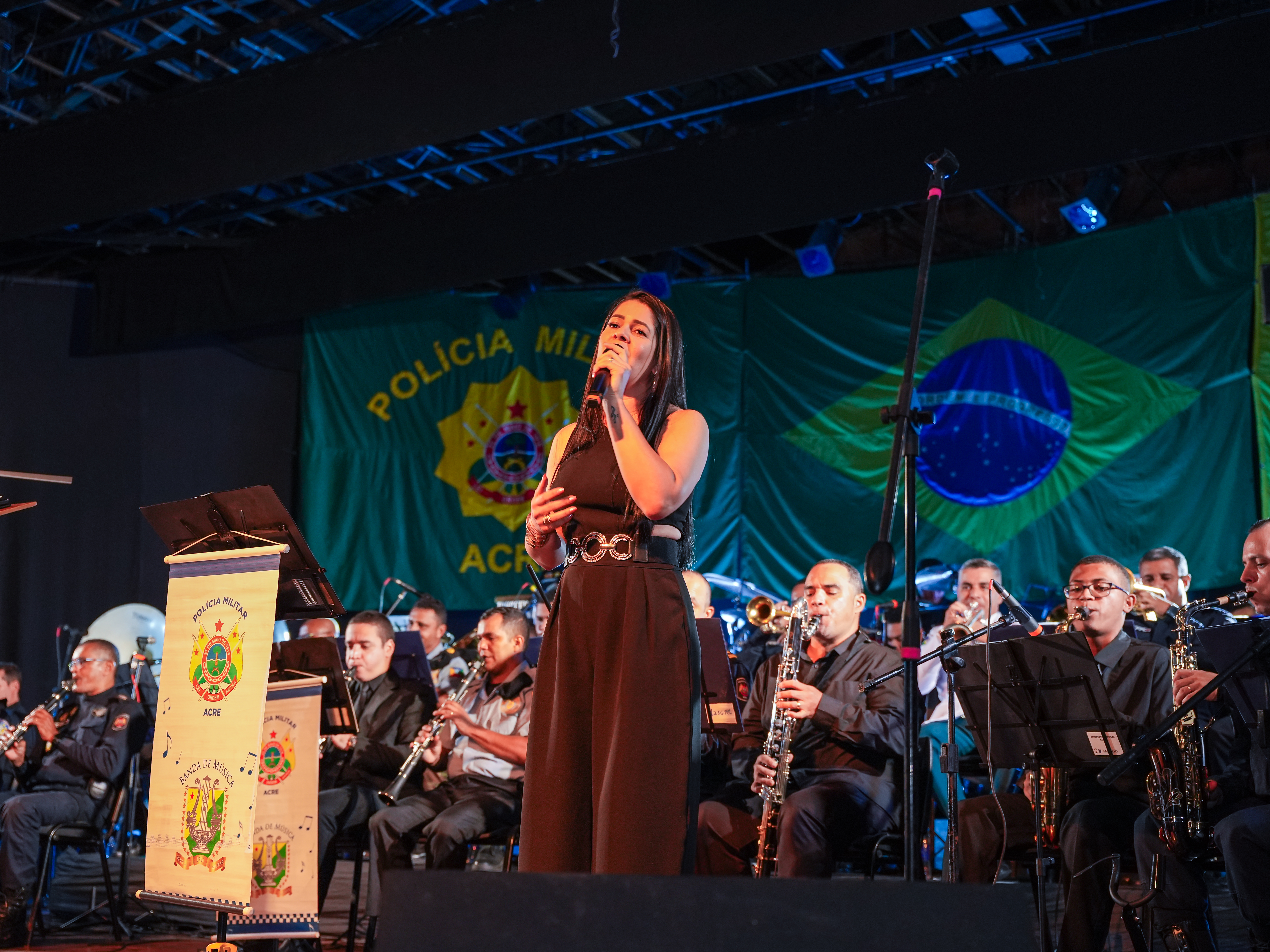 Cantores reconhecidos no cenário musical acreano participaram. Foto: Jhonatan santos/PMAC