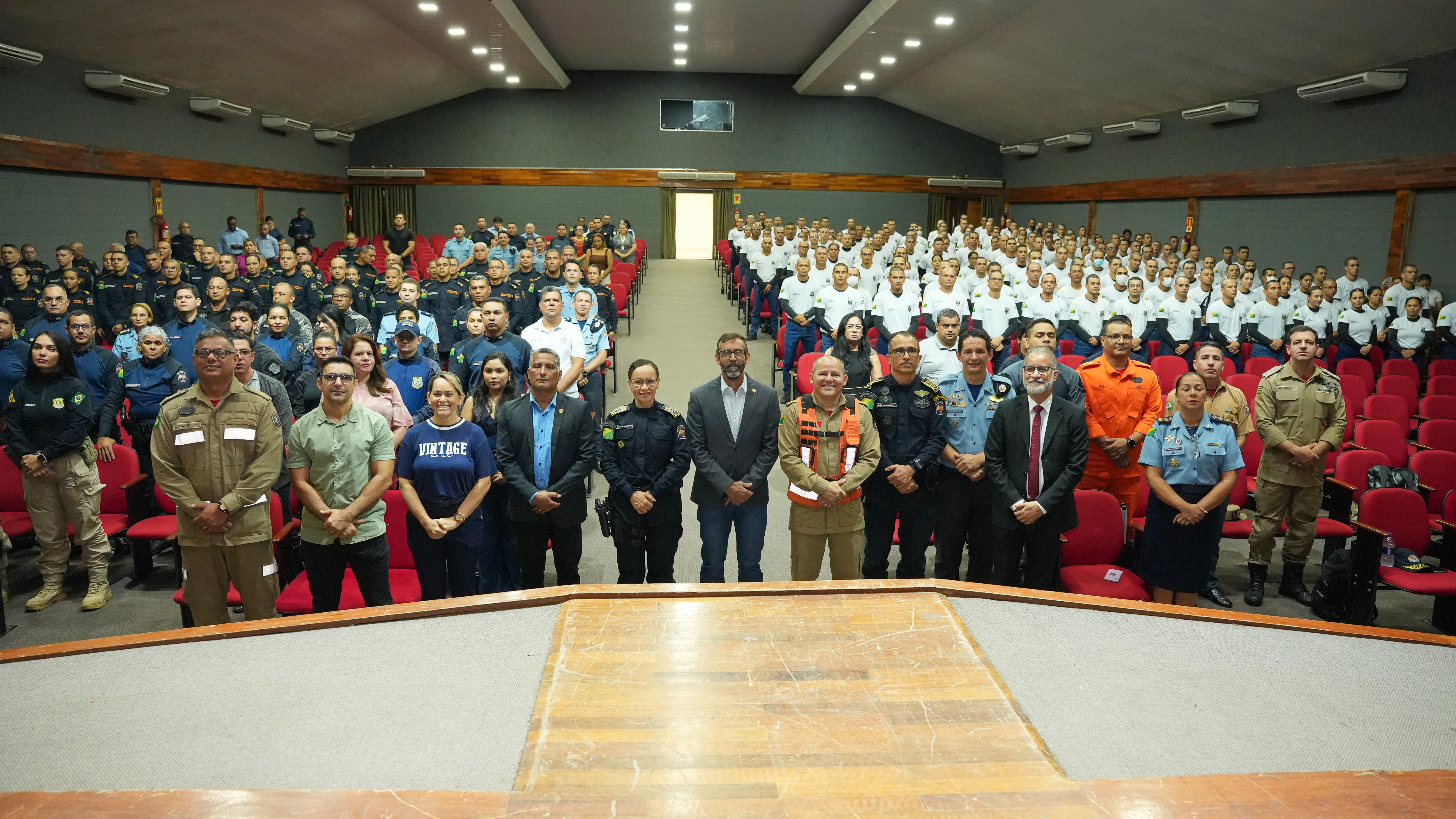 O curso capacita os agentes de segurança pública em vários contextos de tentativa de suicídio. Foto: Davi Silva Barbosa/PMAC