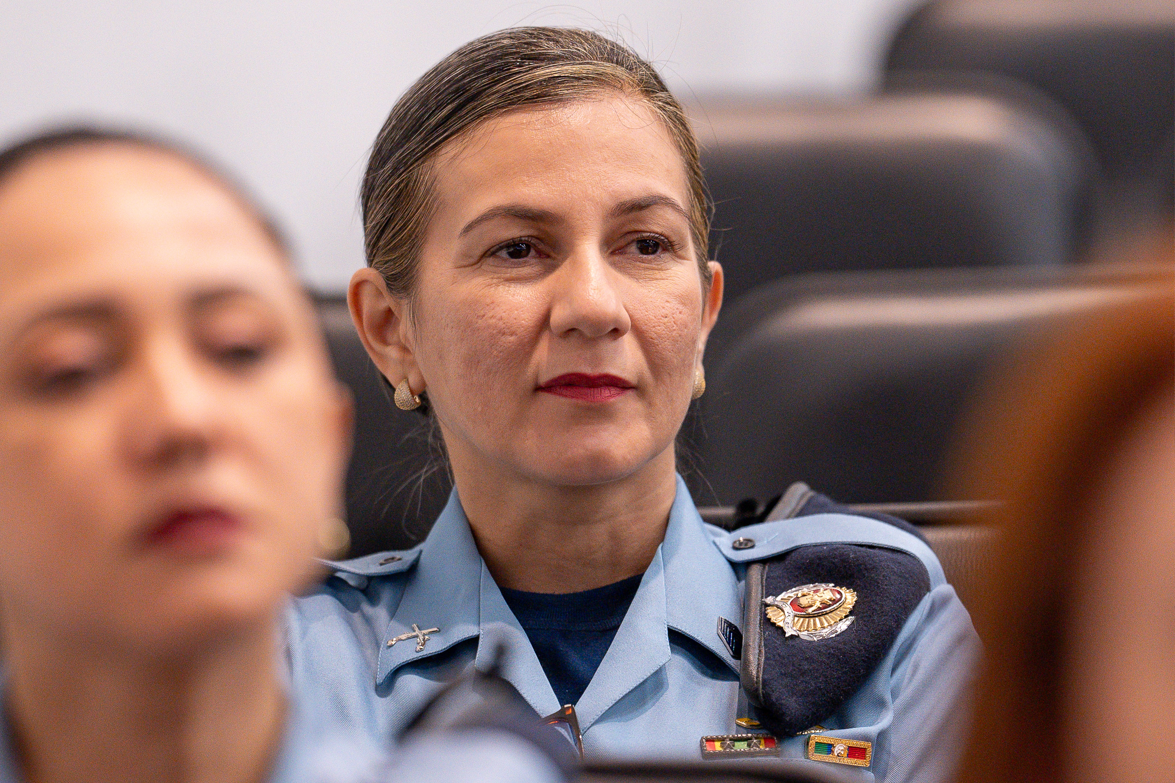 A sargento Rakilene Oliveira, de Feijó, estava na delegação acreana. Foto: cedida