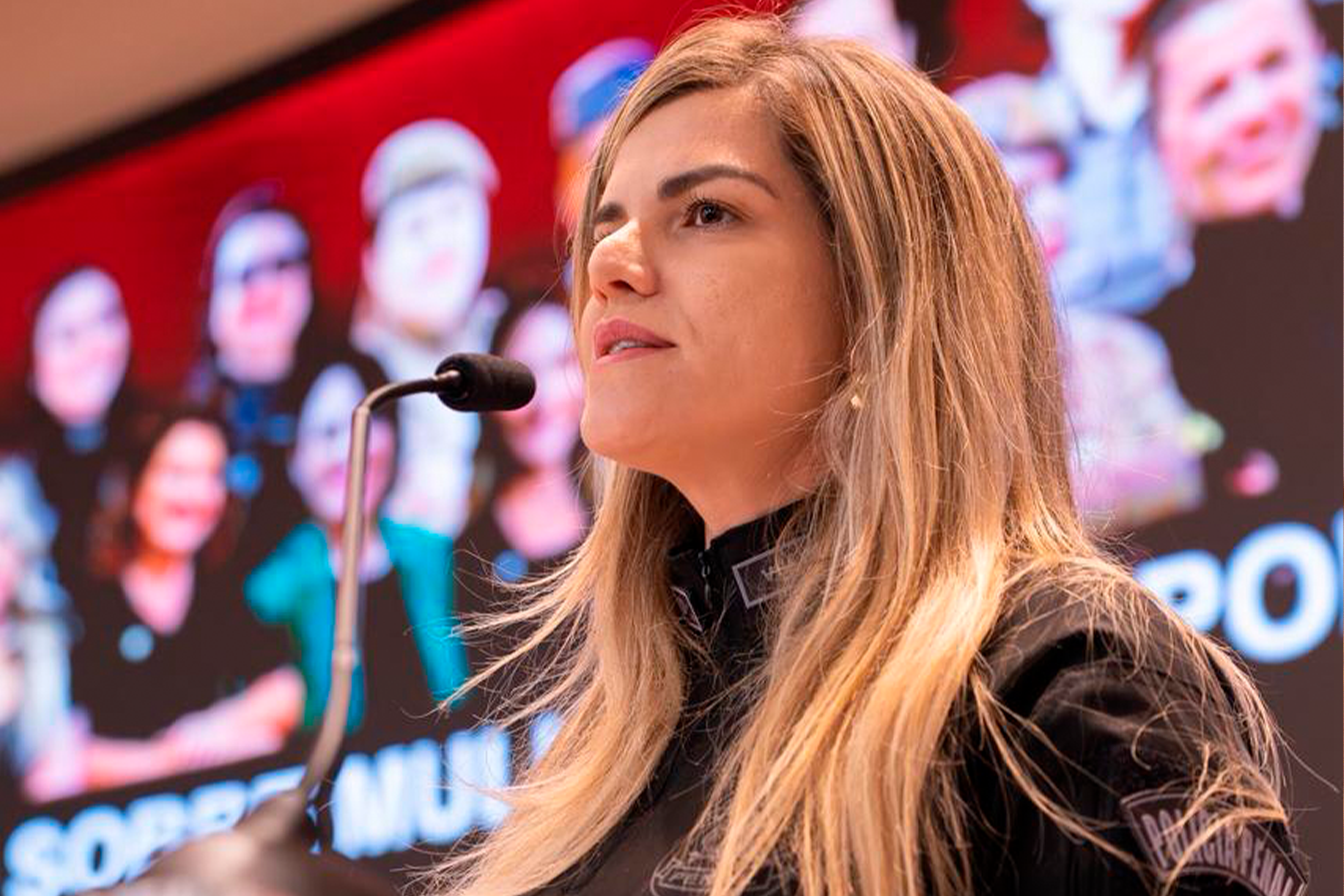 Ana Paula Pacheco coordenou o evento. Foto: cedida