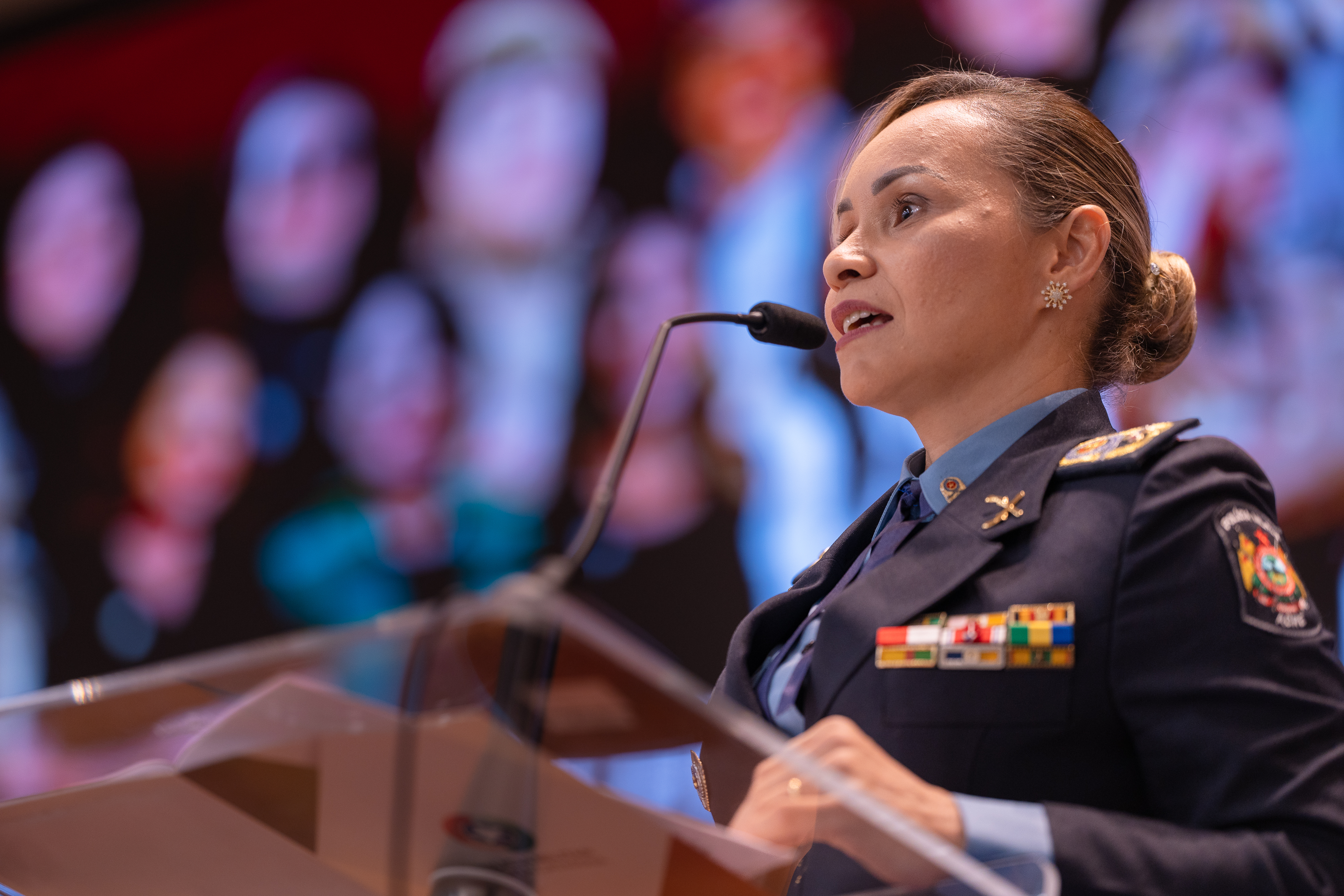 A coronel Marta Renata foi uma das palestrantes mais aguardadas. Foto: cedida