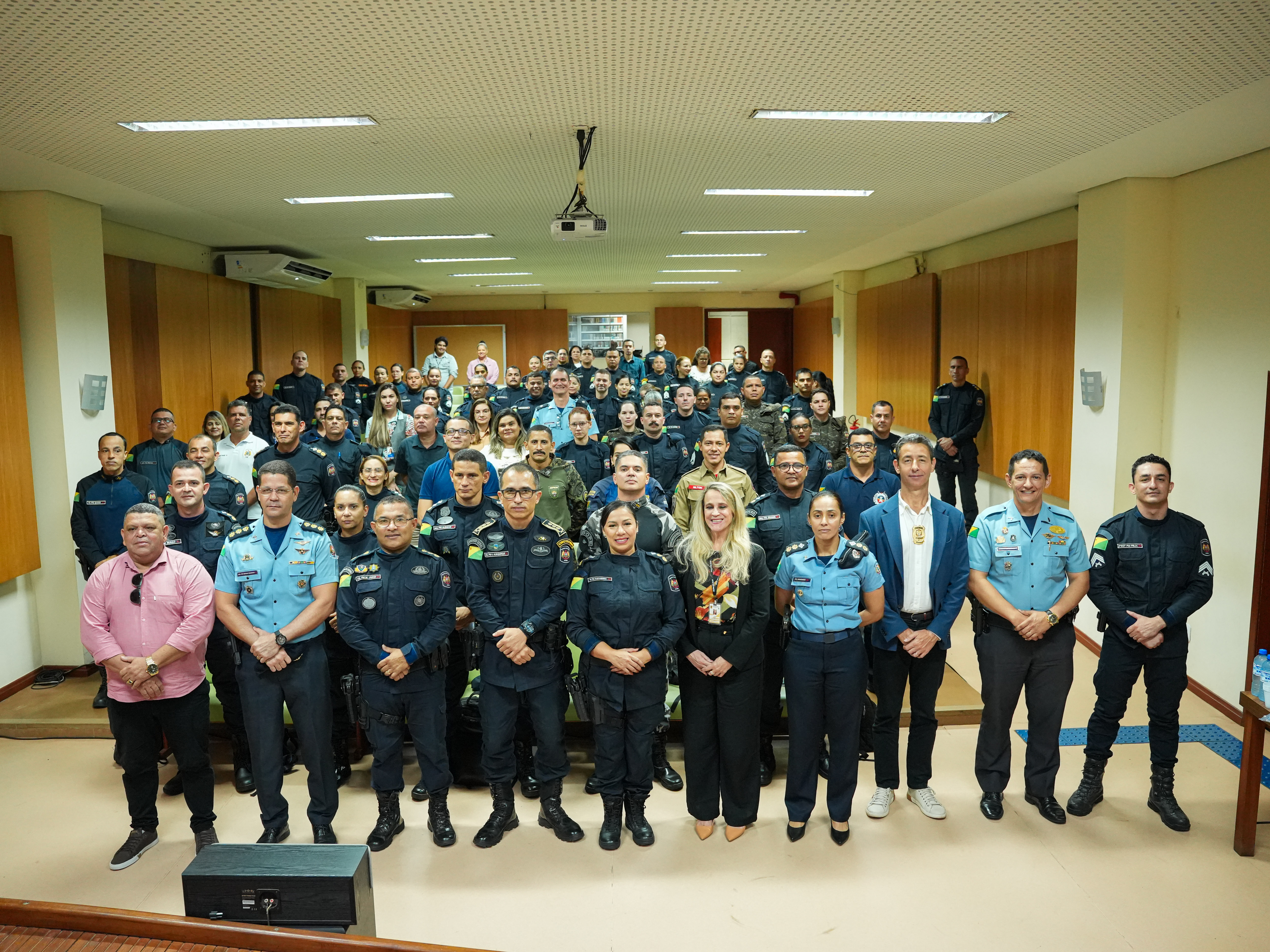 Alunos do curso SerH Feliz. Foto: Davi Silva Barbosa/PMAC.