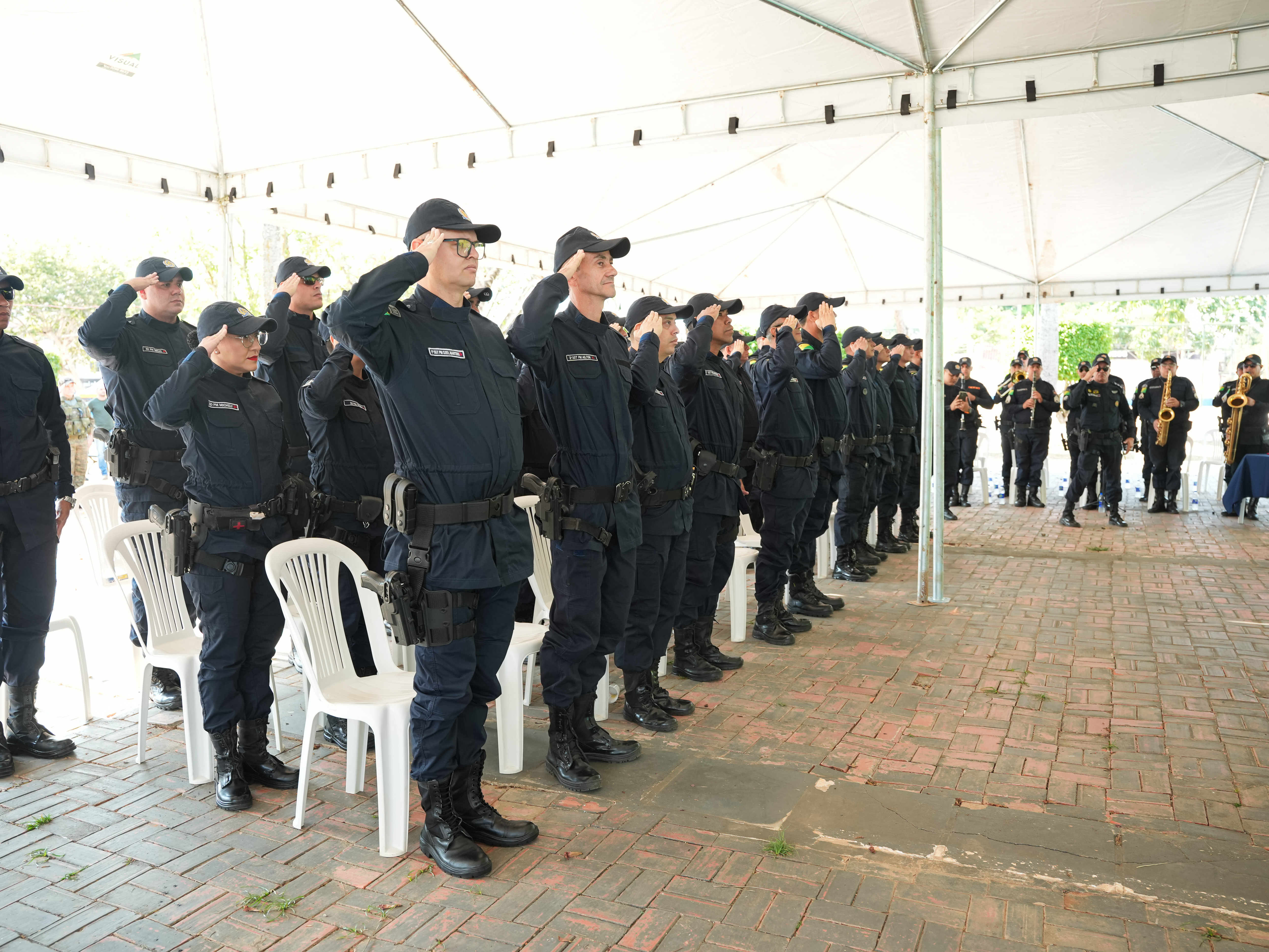 Tropa do 4º BPM. Foto: Davi Silva Barbosa/PMAC.