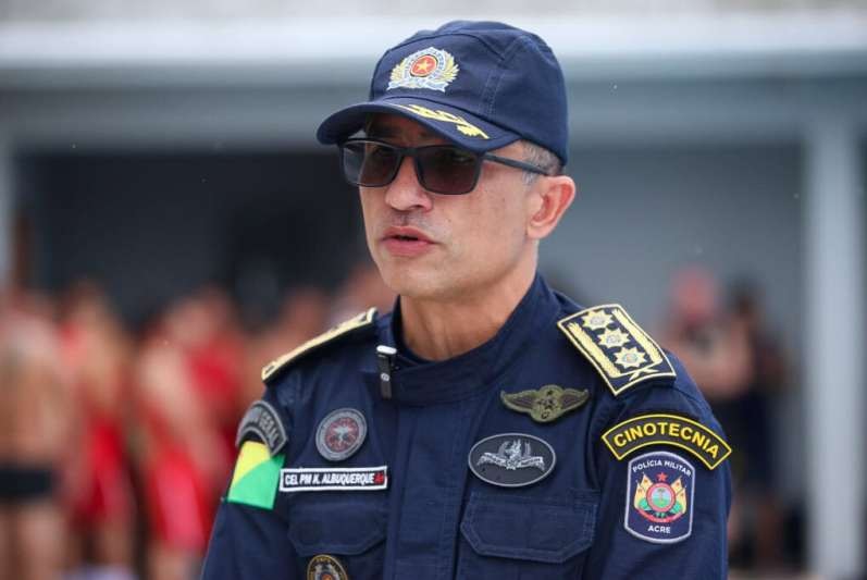 Coronel PM Kleison Albuquerque, subcomandante-geral da PMAC, é o Supervisor da 100ª INC. Foto: cedida