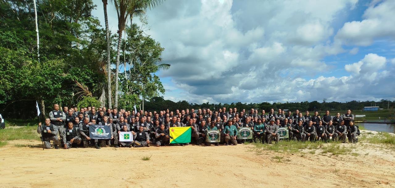119 operadores de segurança estão em formação, em Cruzeiro do Sul, Acre. Foto: cedida