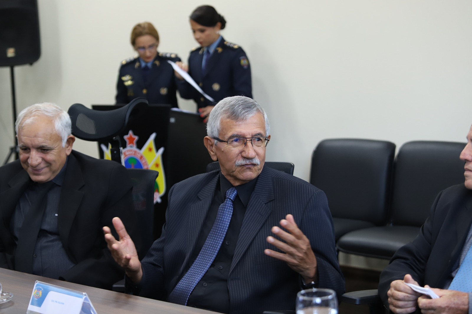 Coronel Gilvan Oliveira foi um dos veteranos convidados. Foto: Davi Barbosa/PMAC