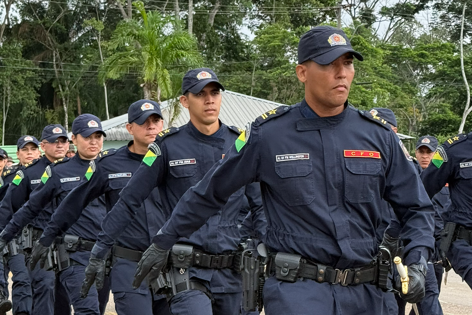 O desfile é um momento simbólico do evento militar. Foto: Joabes Guedes/PMAC