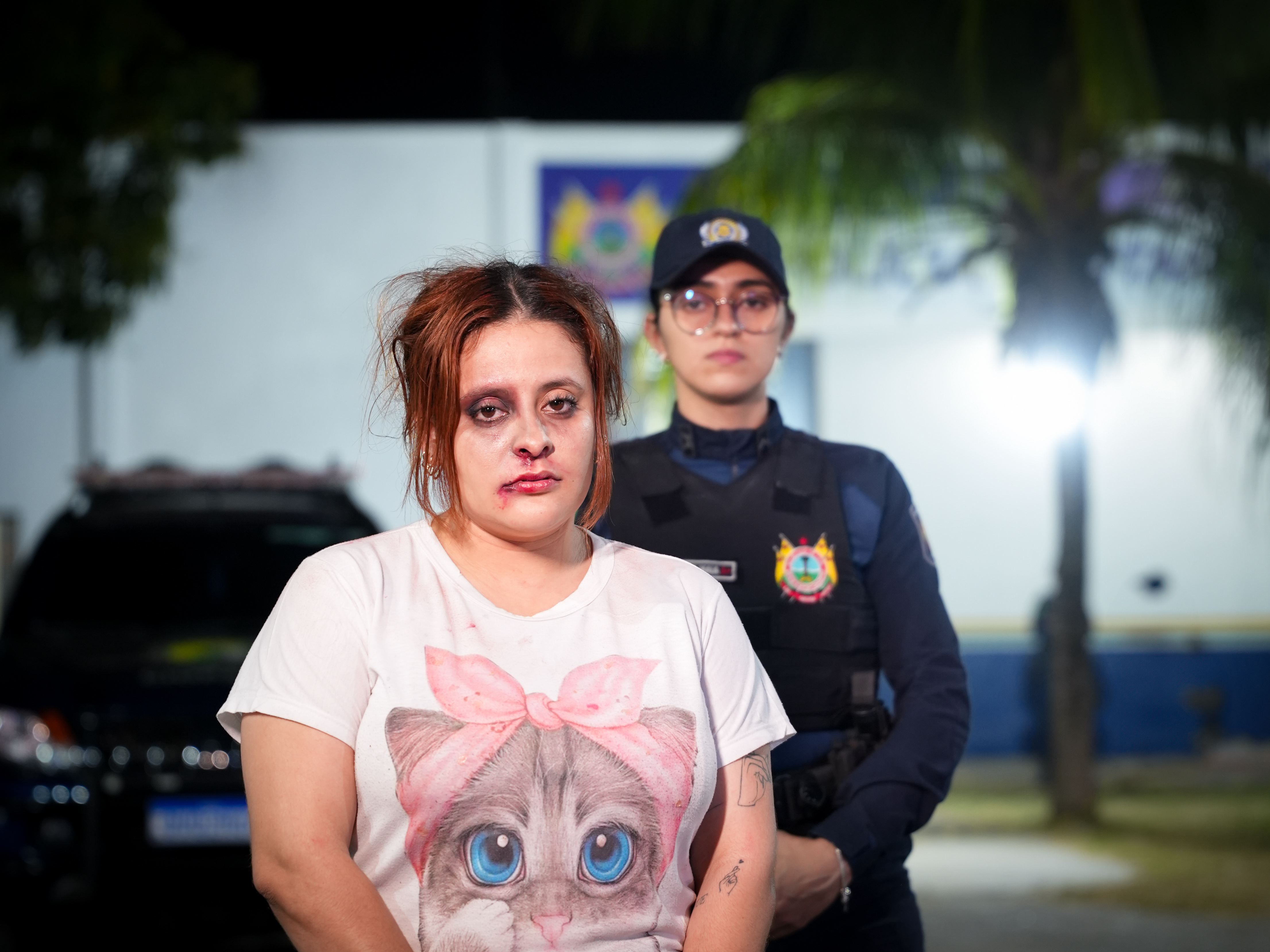 A atriz Geovana Aquino foi uma das personagens centrais da ação. Foto: Jhonatan Santos/PMAC