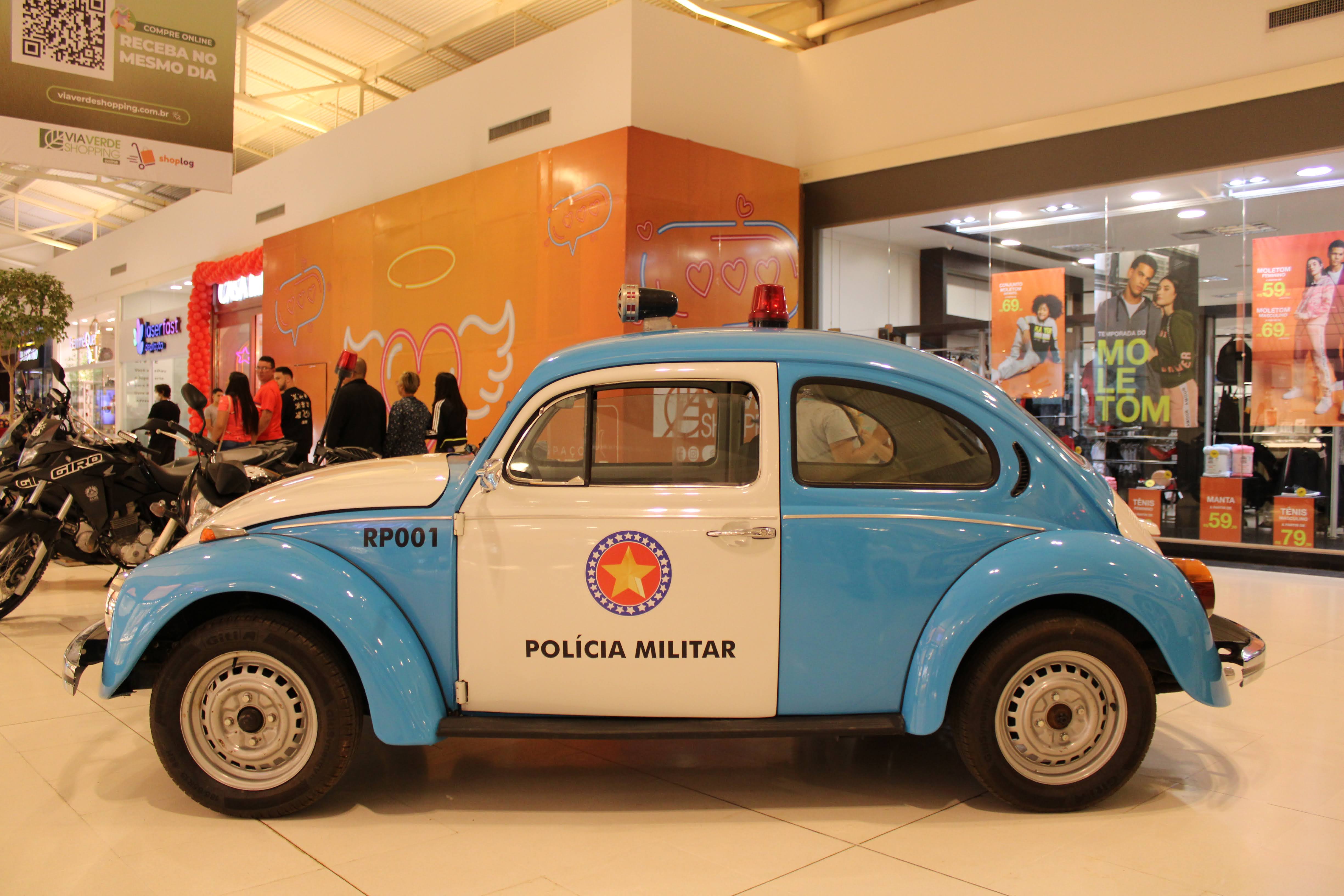 O “manduquinha” é um das viaturas históricas da PMAC. Foto: Davi Silva Barbosa/PMAC