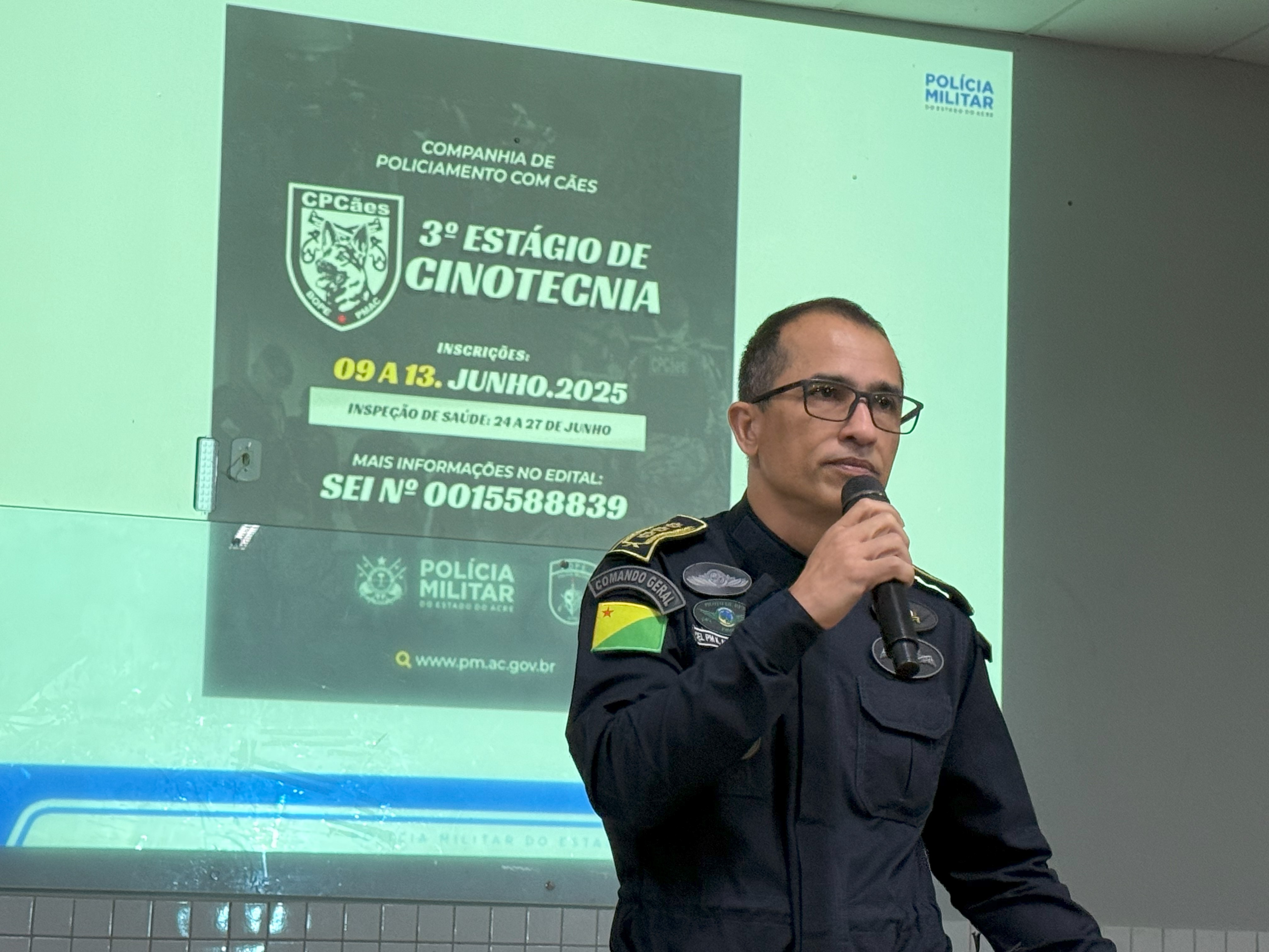 Subcomandante-geral da PMAC. Foto: Ingrid Maia.