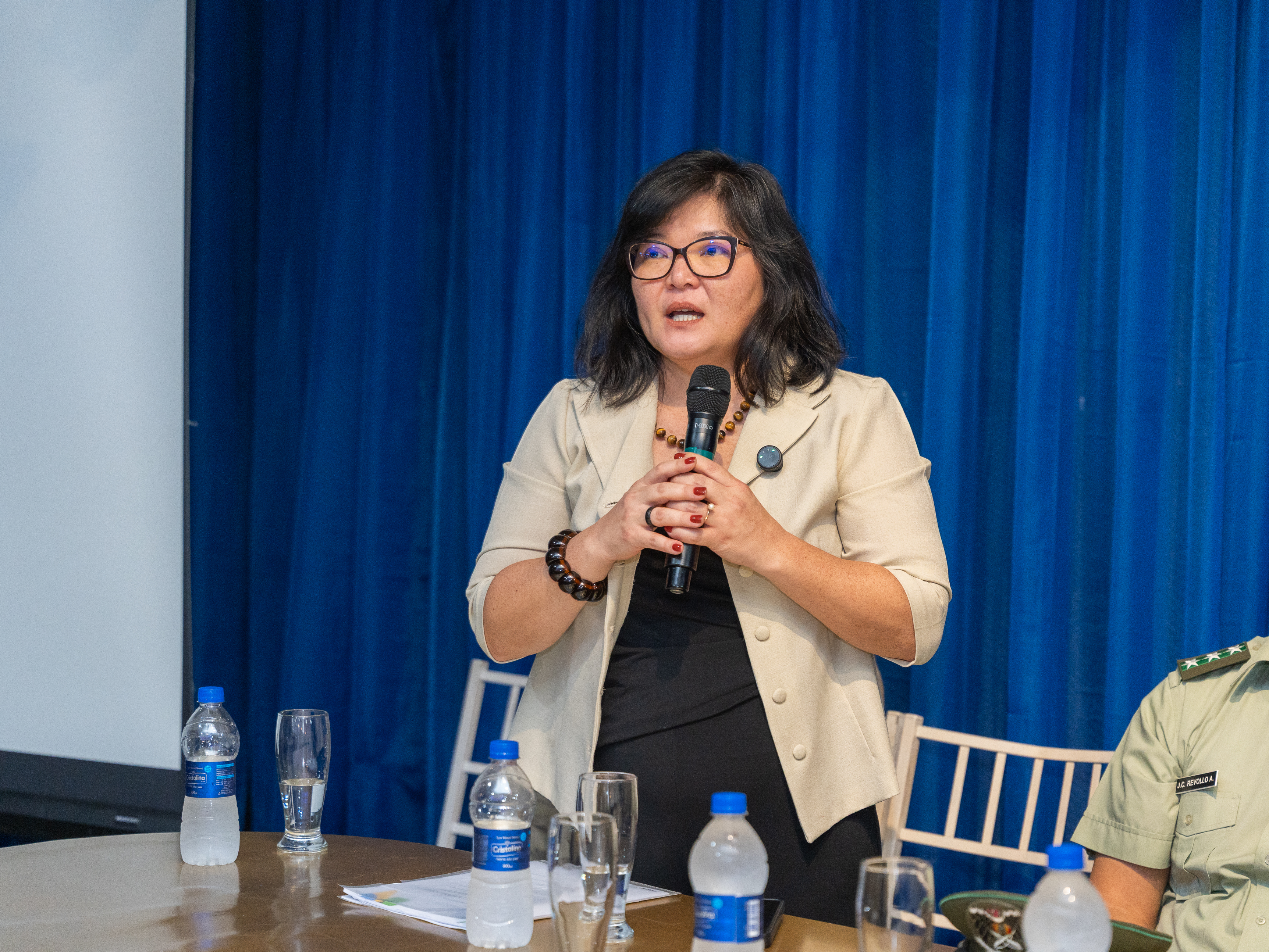 Julia Sakamoto é coordenadora de Prevenção à Violência contra Mulheres da Secretaria Nacional de Segurança Pública (Senasp). Foto: Matheus Holanda/PMAC
