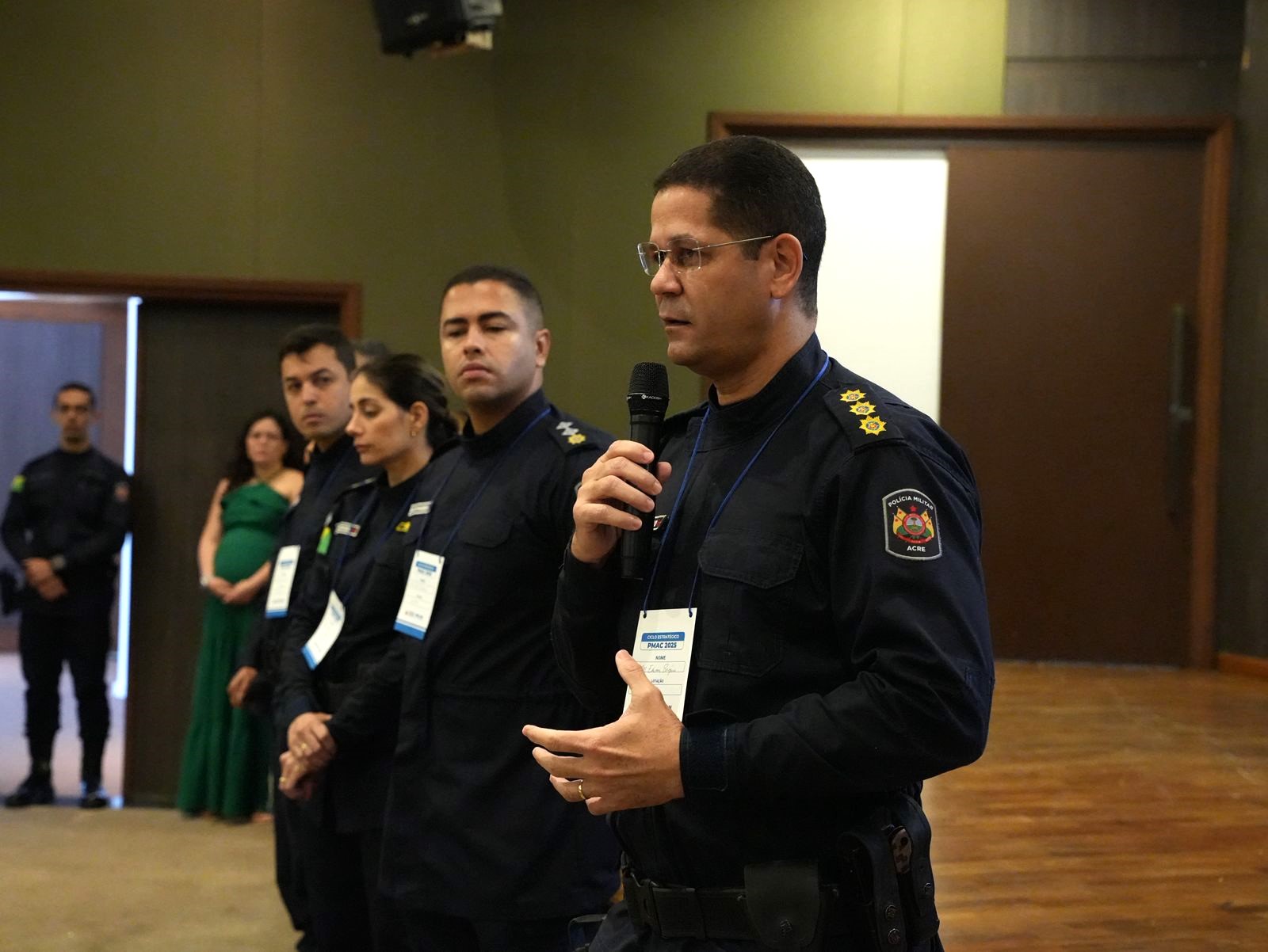 Diretor de Planejamento, coronel Edvan Rogério, coordenou o evento. Foto: Júnior Barros