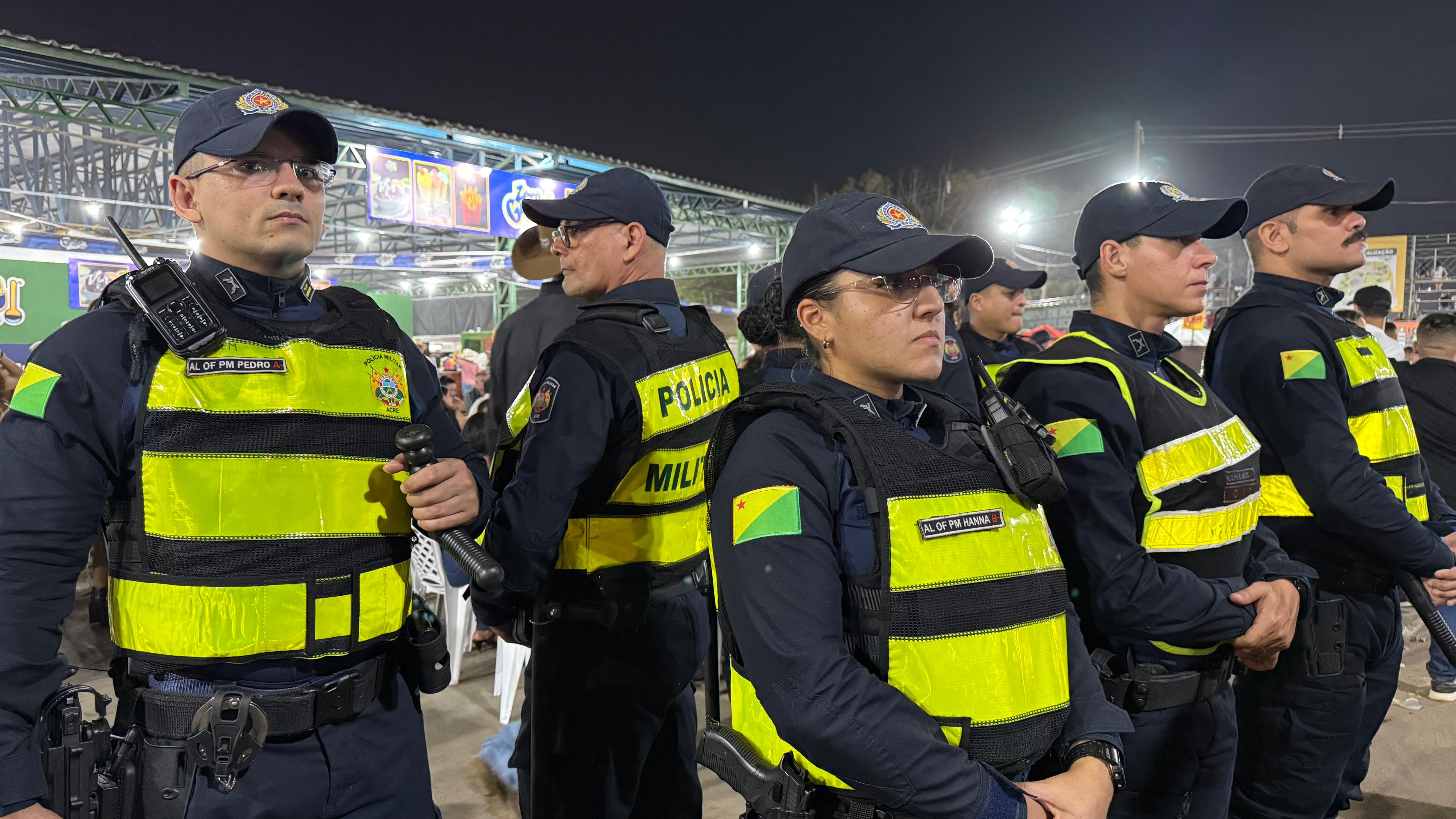 Policiamento ostensivo. Foto: cedida.