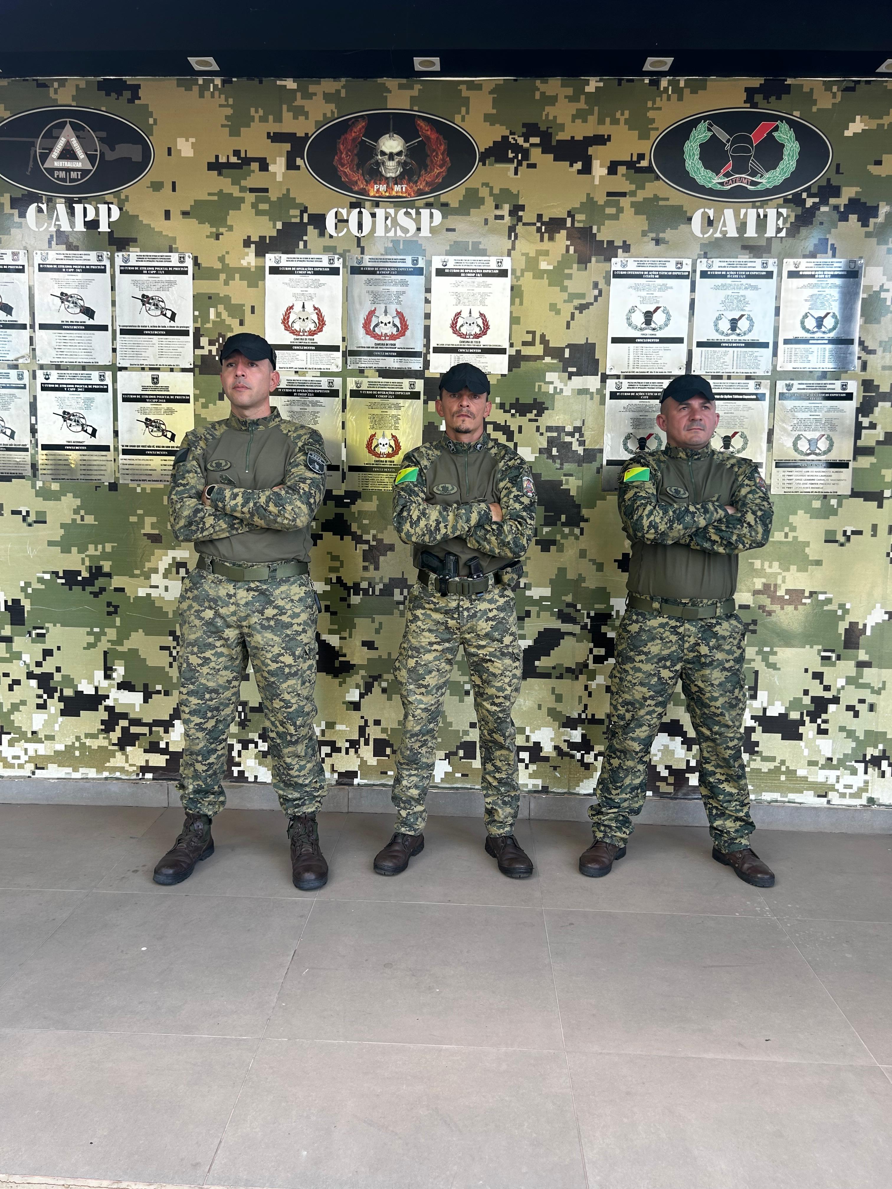 Warllesson Marques (à esquerda), é um dos concluintes do curso de Patrulhamento em Ambiente Rural. Foto: cedida